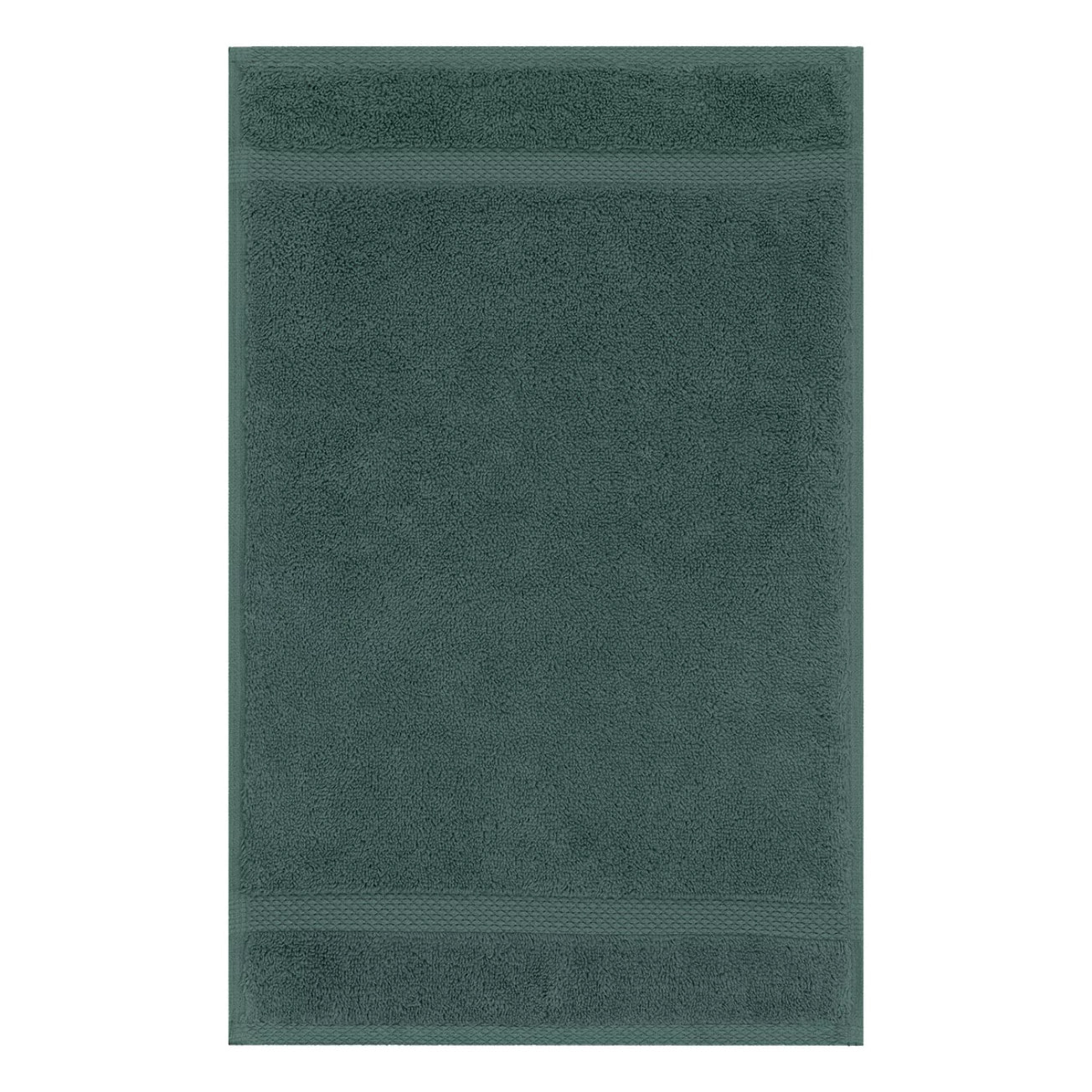 Serviette invites pur coton 550 g/m² uni anthracite Elea crepuscule