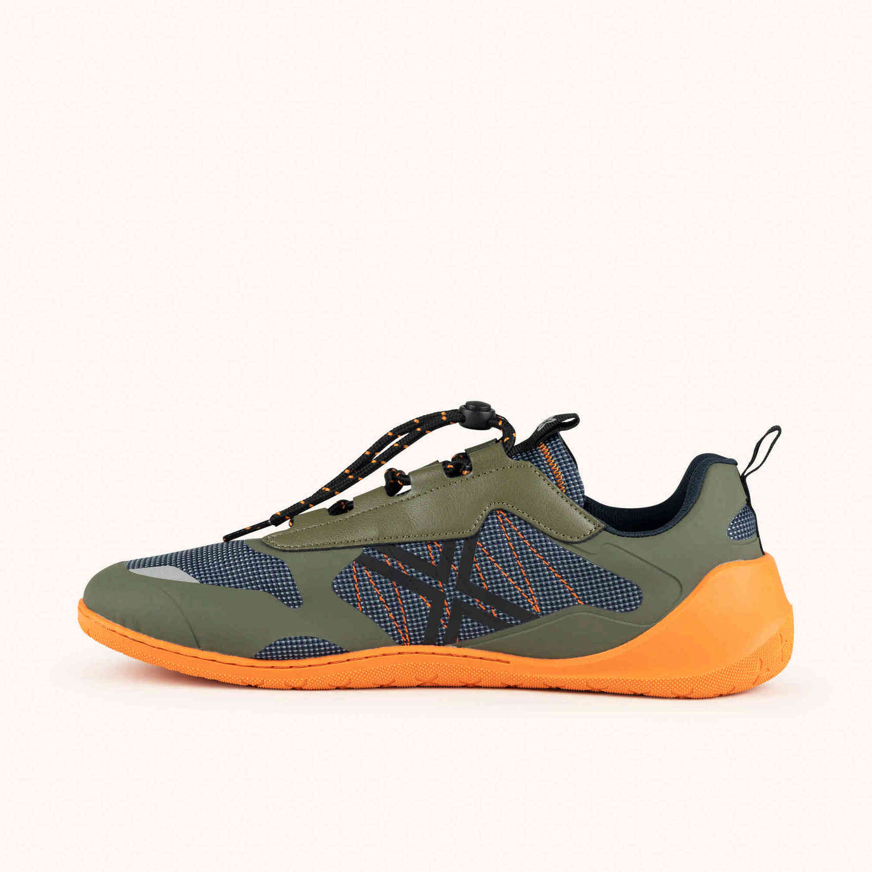 MUNICH FREESTEP 02 Zapatillas Barefoot Estilo Sport Verde y Naranja
