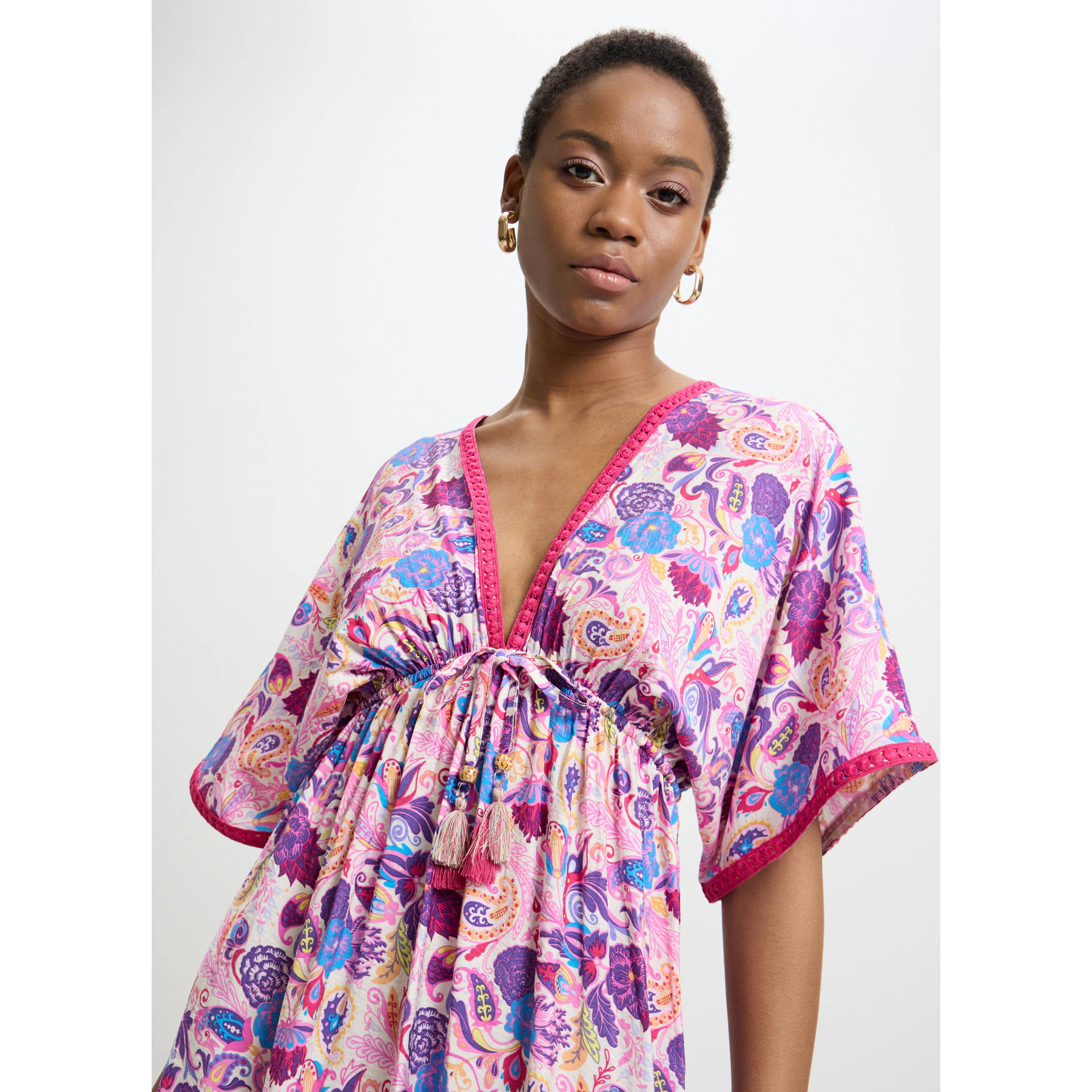 Vestito kimono lungo