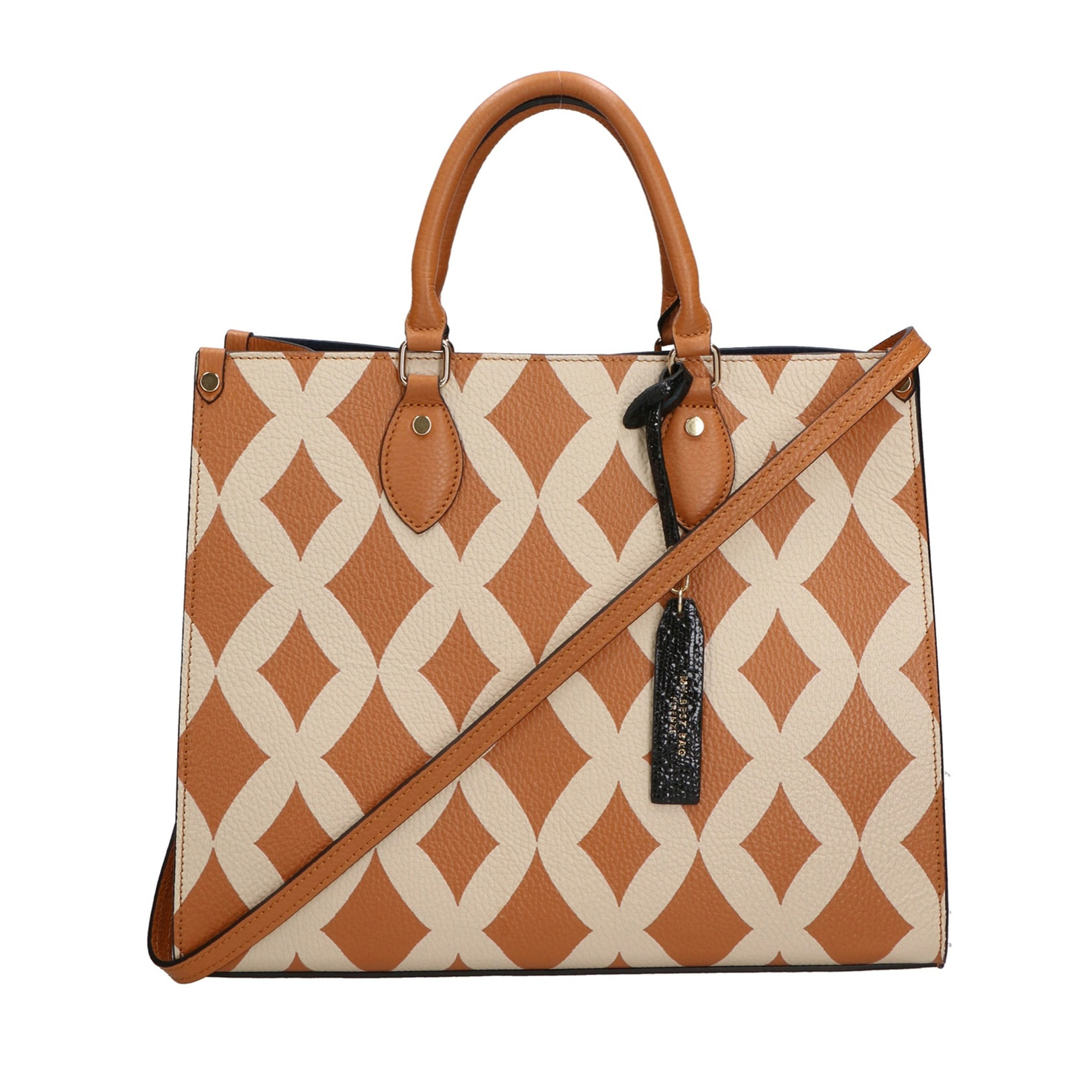Borsa a mano da donna - Modello False - Vera pelle - 35.0 x 29.0 x 15.0 cm