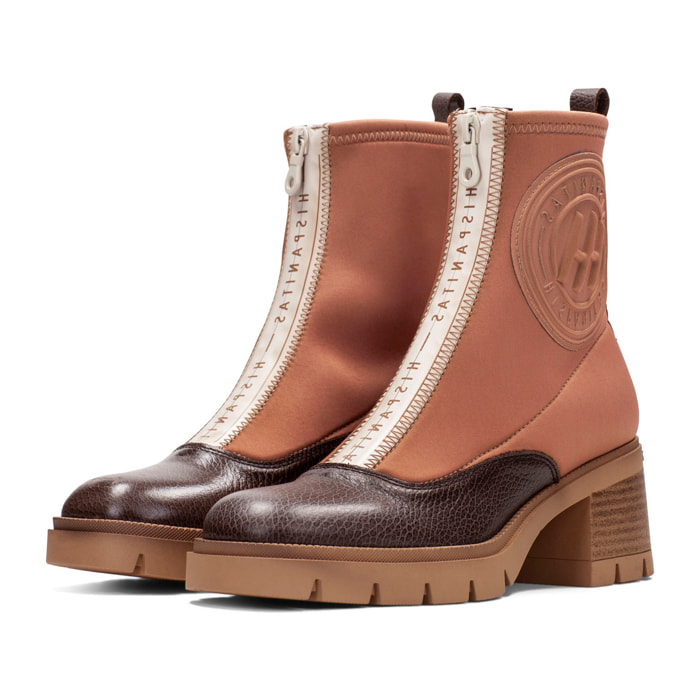 Botin Everest Marrón apricot 6 cm