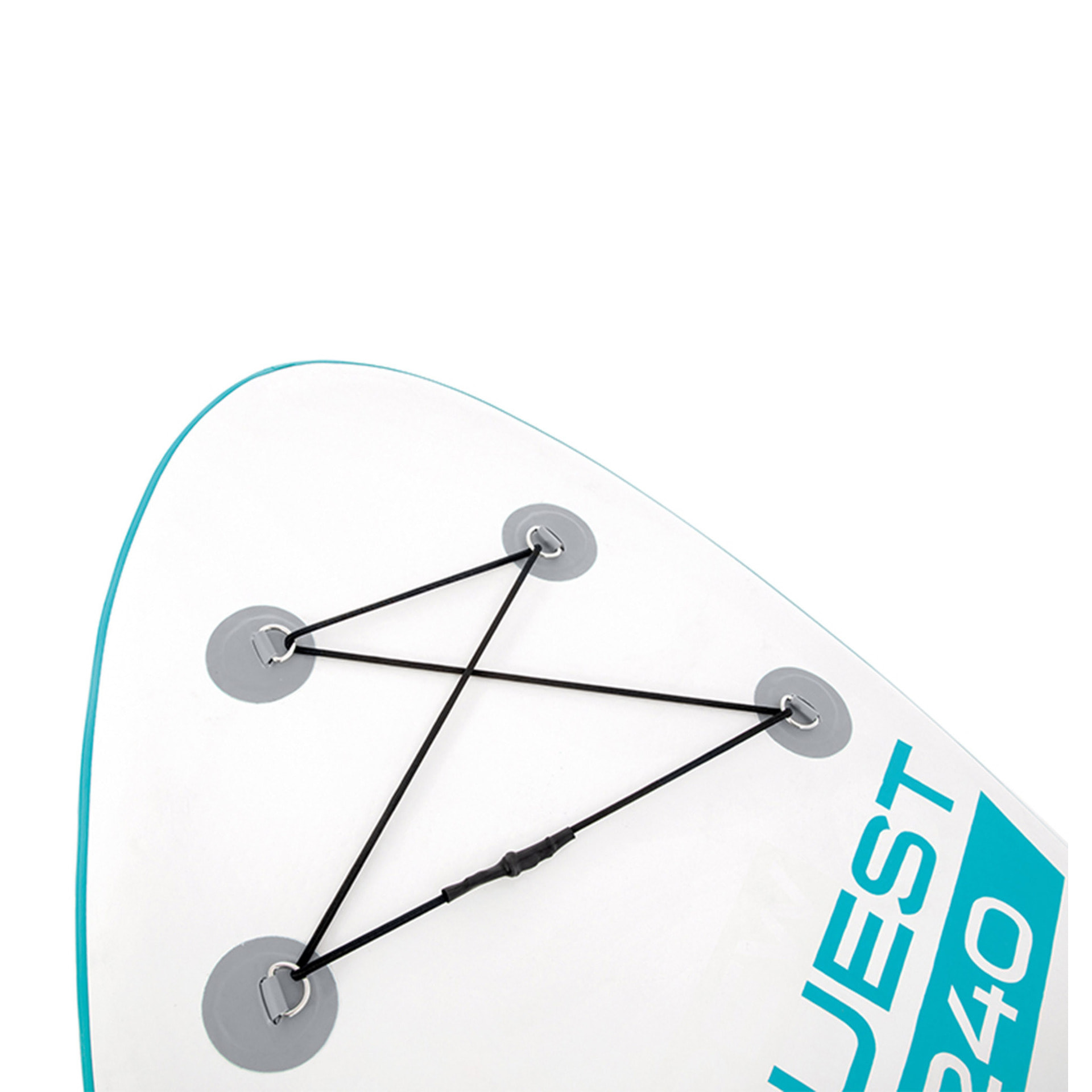Intex Aqua Quest 240 SUP, con Pompa Manuale e Remo da 216 cm, 244x76x13 cm
