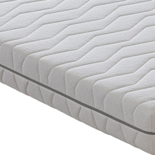 Materasso 140x190 a Molle Insacchettate e Memory Foam - 800 Molle - Ortopedico - Sfoderabile