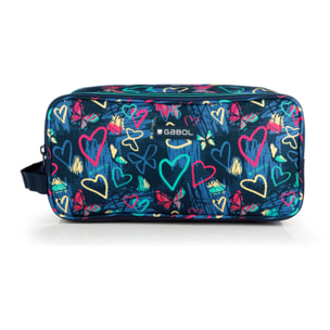 Zapatillero Gabol TIZAS con corazones y resistente al agua