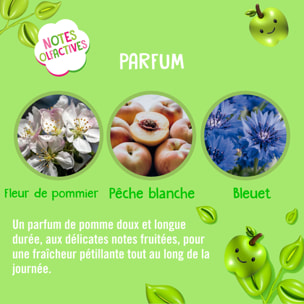 Equave Kids Enfants Appletastic - Shampooing Doux Démêlant Parfum Pomme 300 ml