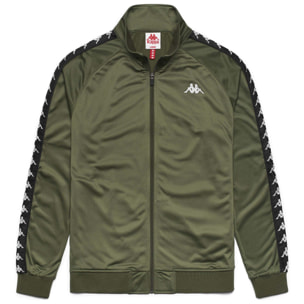 Kappa - Sudaderas Hombre Verde - 222 Banda Anniston Slim