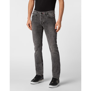 PHILIPP PLEIN Vaqueros de corte recto CAMOUFLAGE