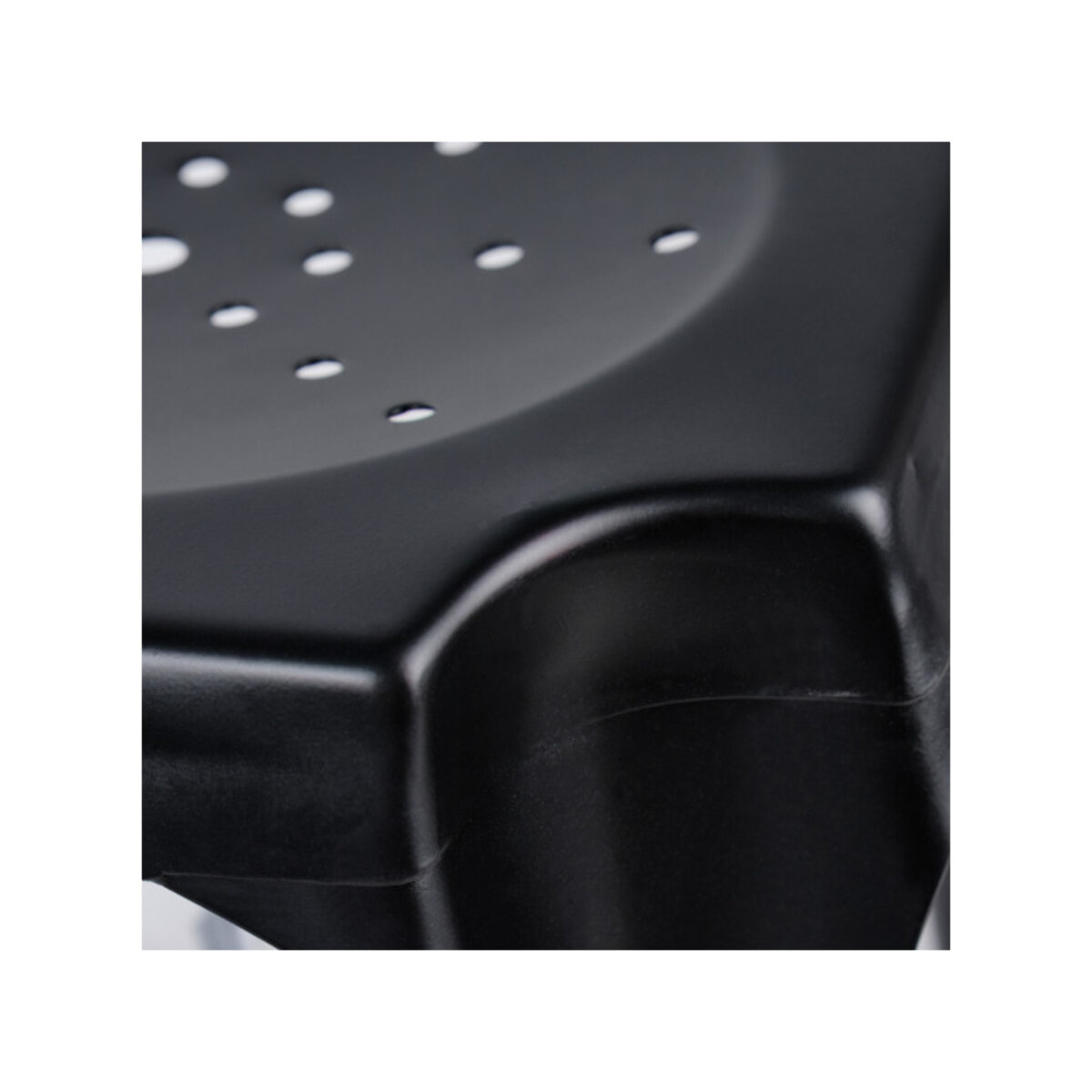 Tabouret en métal noir au style Industriel - STEAL