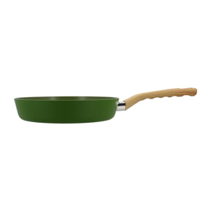 Poêle 24cm avec revêtement céramique vert - tous feux COLORAMA