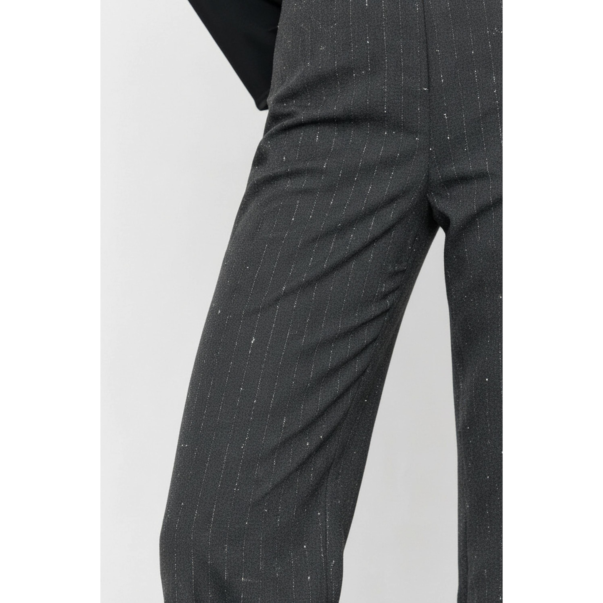 Kocca - Pantaloni da donna gessati a vita alta e gamba larga Donna