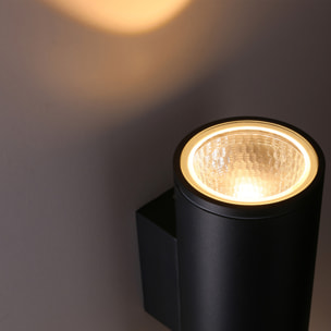 Forlight Aplique Ip54 Orion Double Emission Led 11,3W 3000K Negro 1135Lm