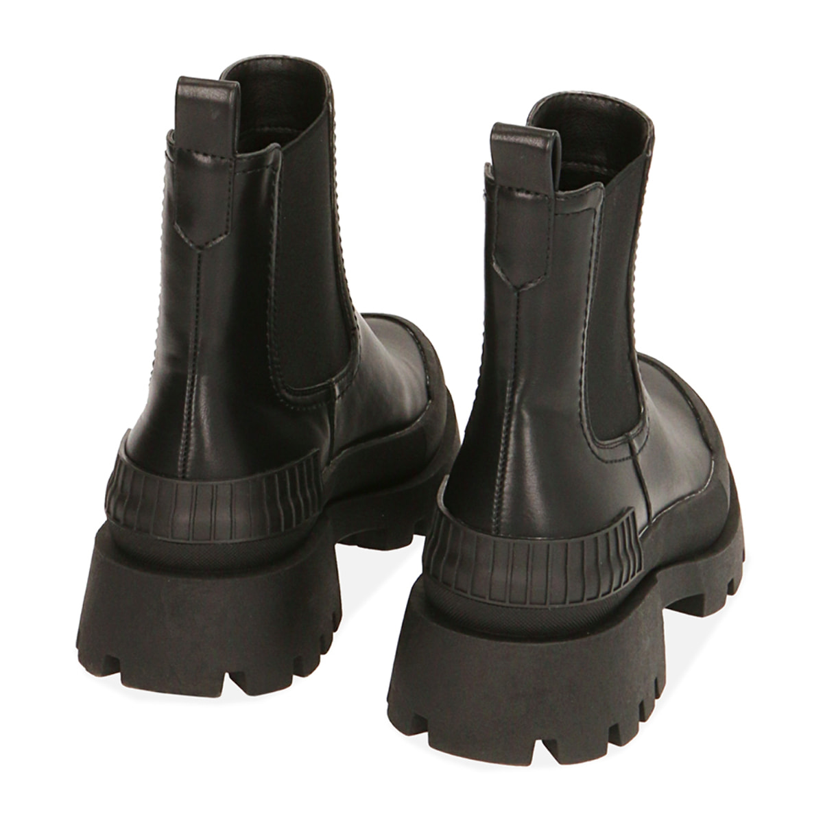 Chelsea boots chunky neri