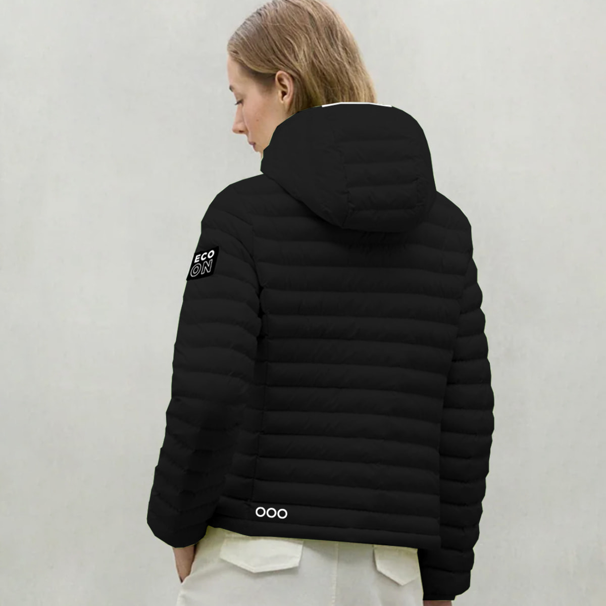 Chaqueta Walking Short jacket marca ECOON - Negro