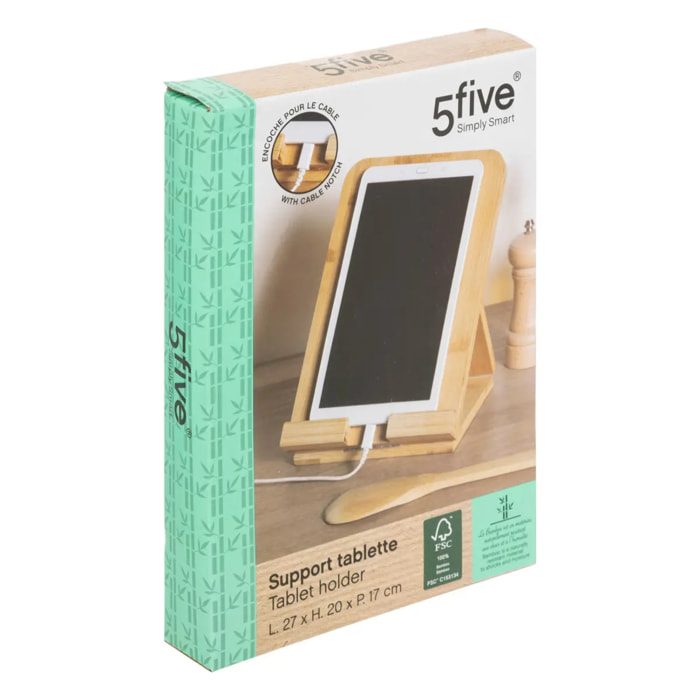Tablette supportLivre 26x 20cm bambou