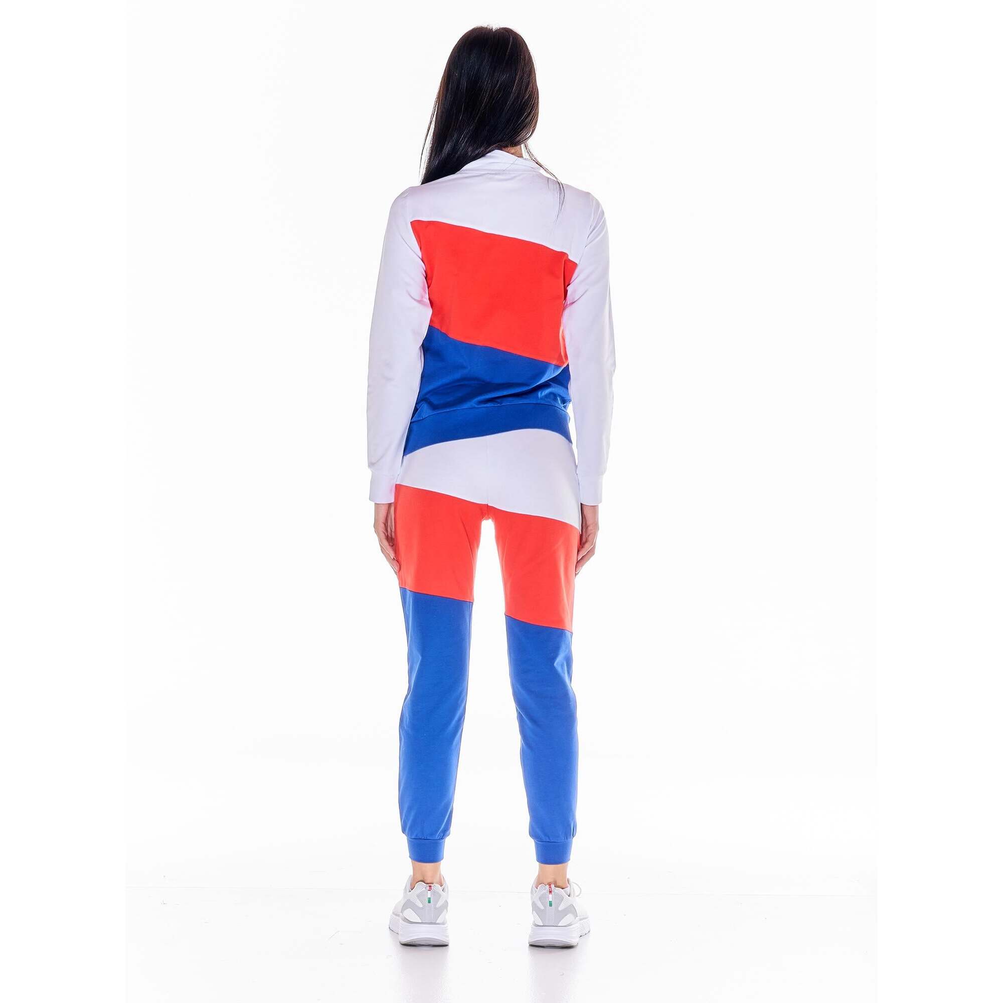 Tuta donna con collo alto e zip linea Live in Colors