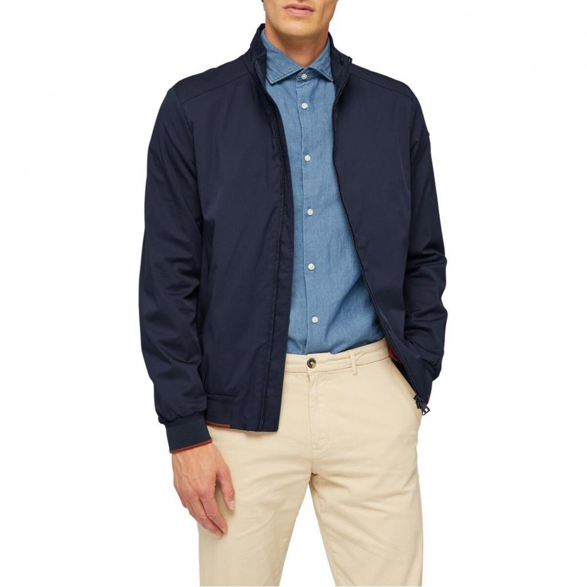 Chaquetas Hombre de la marca GEOX  modelo M EOLO BOMBER AZUL