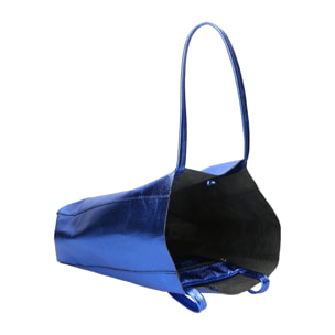 Borsa Shopper da donna In Vera pelle Made in Italy 40x36x11 cm