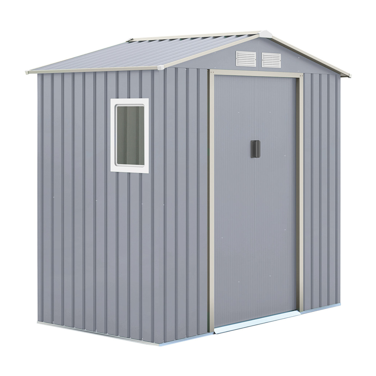 Caseta Metalica Corcega Gris High Door 2.13x2.05x1.27 M