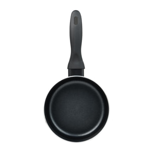 Cazo ø16x8 cm en aluminio prensado verde, antiadherente y ligera para cocina diaria expert san ignacio