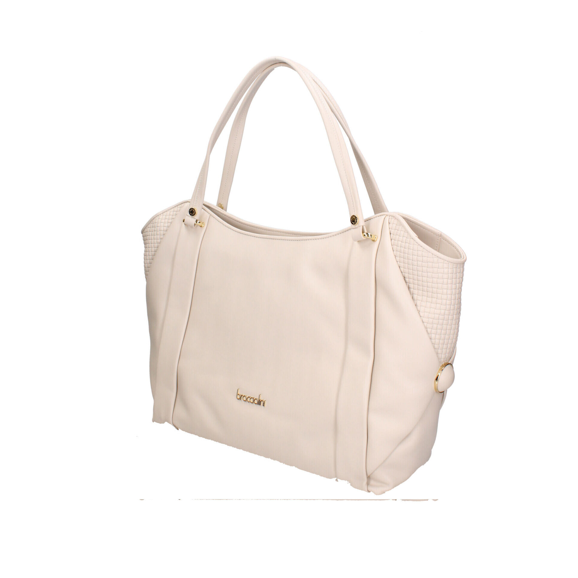 Borsa a spalla da donna In Vera pelle Made in Italy 45x34x14 cm