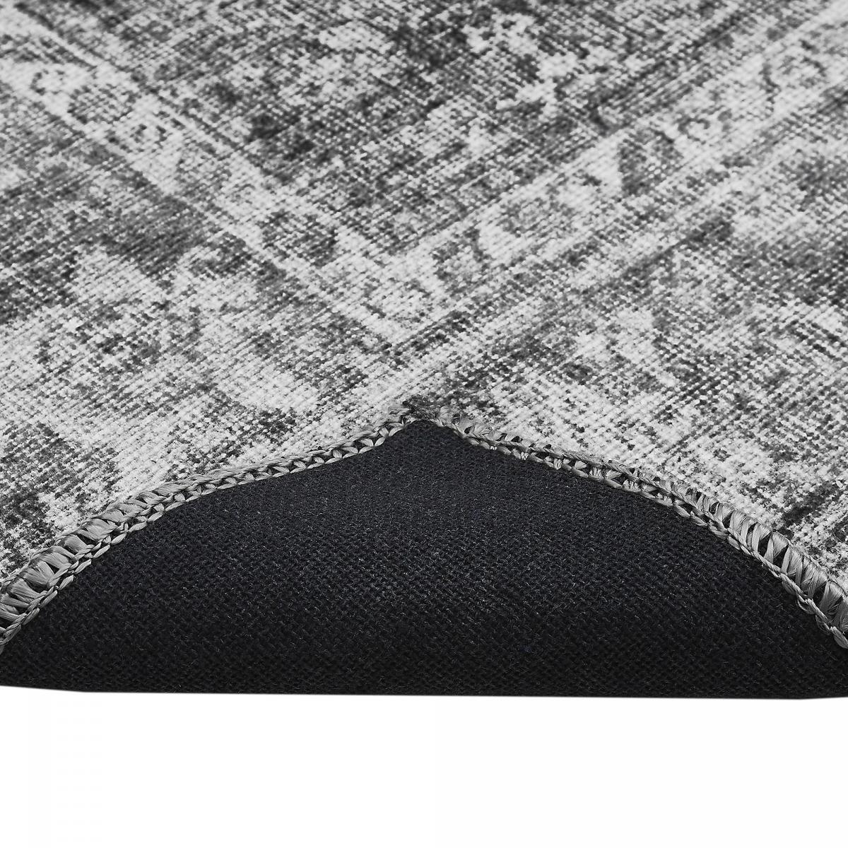 Tapis salon et chambre tissé motif faux uni MECE