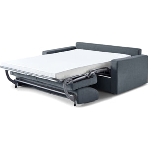 Canapé lit convertible express en tissu "Diana" - Gris