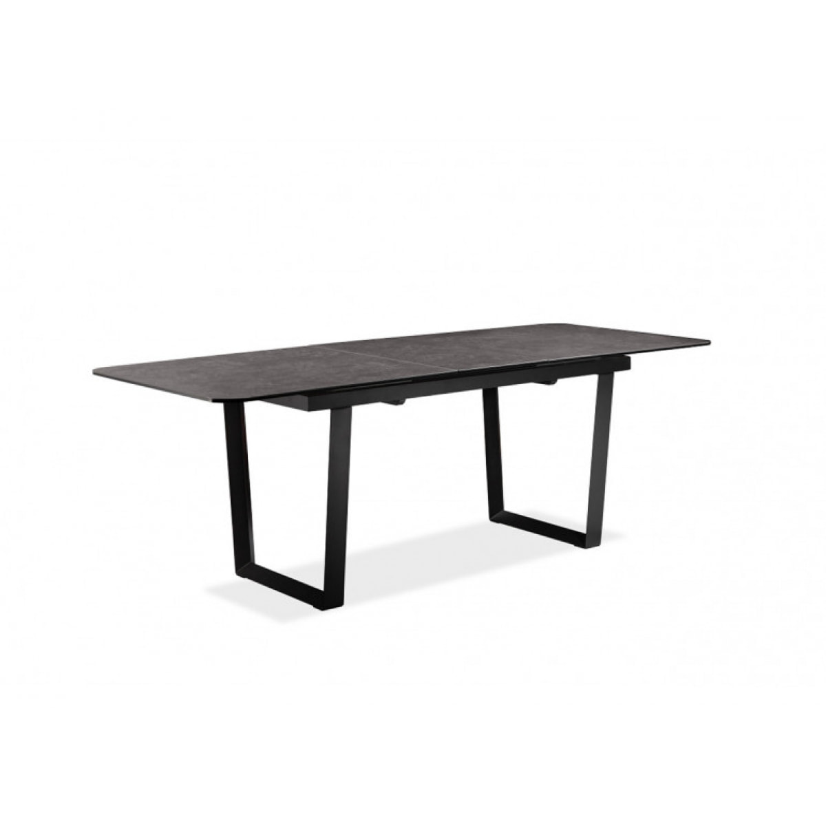 Table de repas extensible en céramique & métal 176/216 cm - ODESSA
