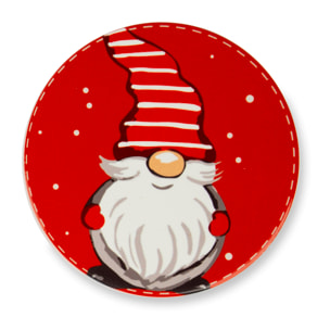 Set 6 Sottobicchieri Excelsa - Gnomo, Dolomite Multicolore con Parte Inferiore in Sughero