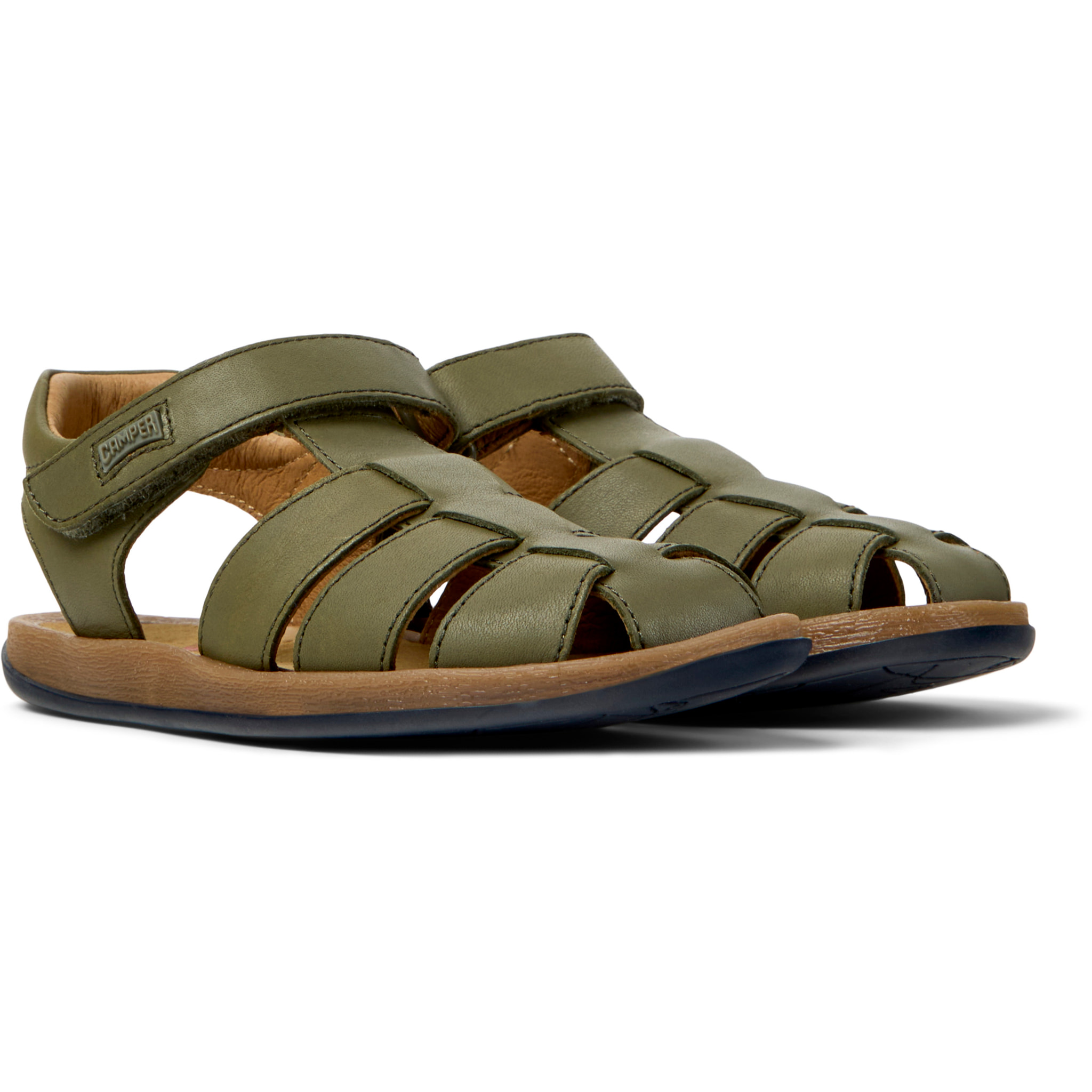 Sandali - CAMPER Bicho - Verde - Pelle liscia