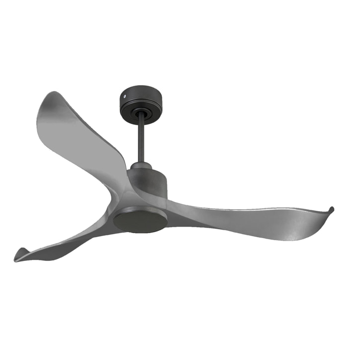 Ventilateur de plafond Réversible  Thermostat Wifi Moteur à courant continu Toits en pente Télécommande Hypersilence Mémoire Shopify Vendible (AUTOMATIQUE)
