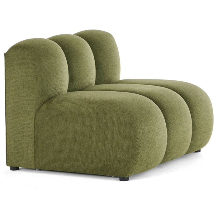 Debbie - module d'assise en tissu texturé - Vert