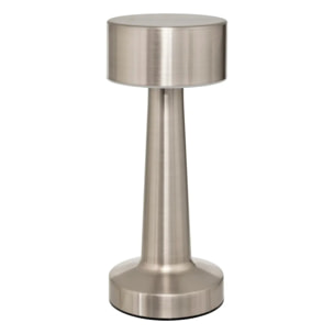 Lampe USB d'extérieur led "Halto" argent H21,5cm