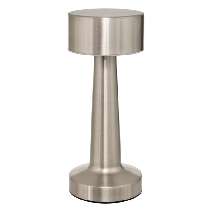 Lampe USB d'extérieur led "Halto" argent H21,5cm