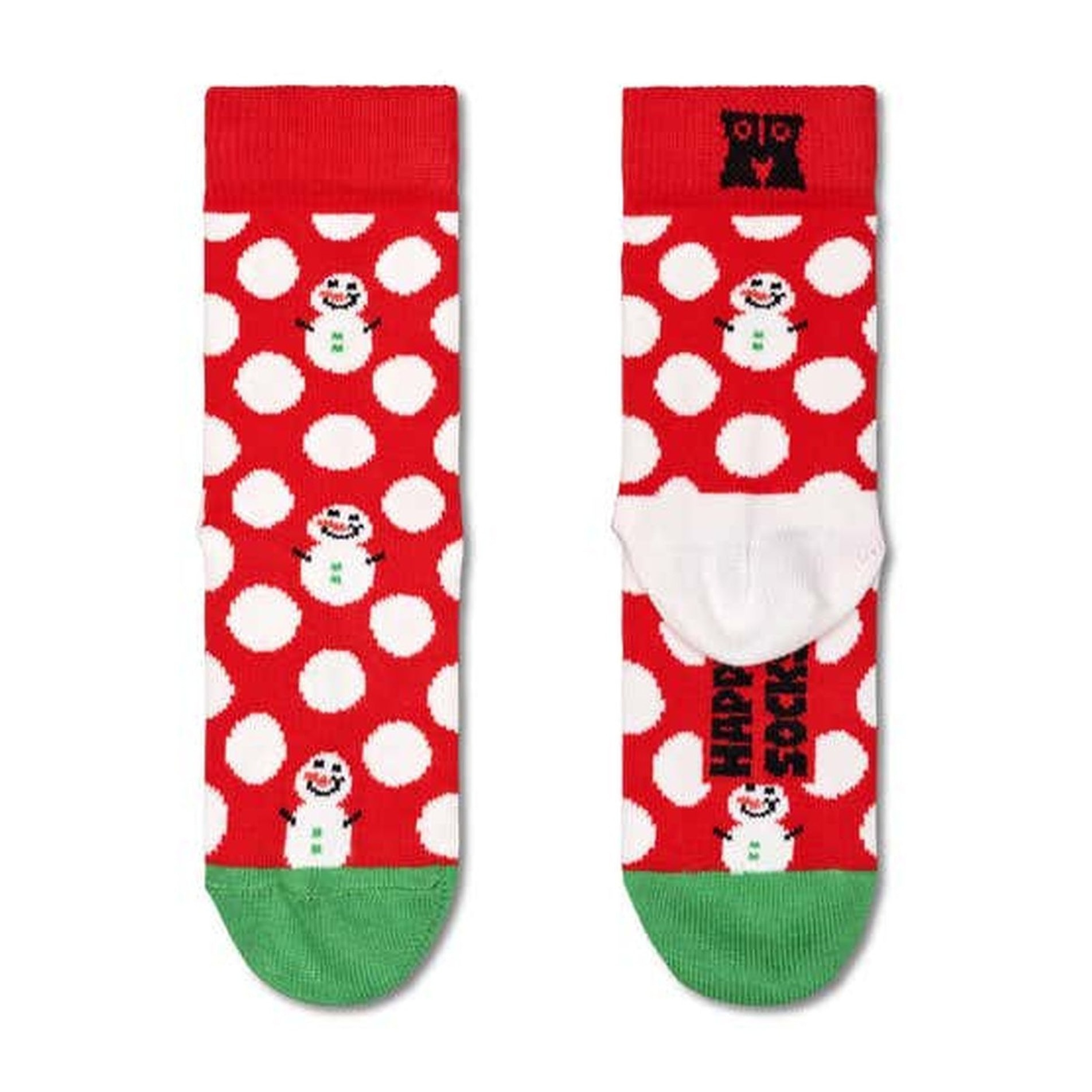 Calcetines kids big dot snowman