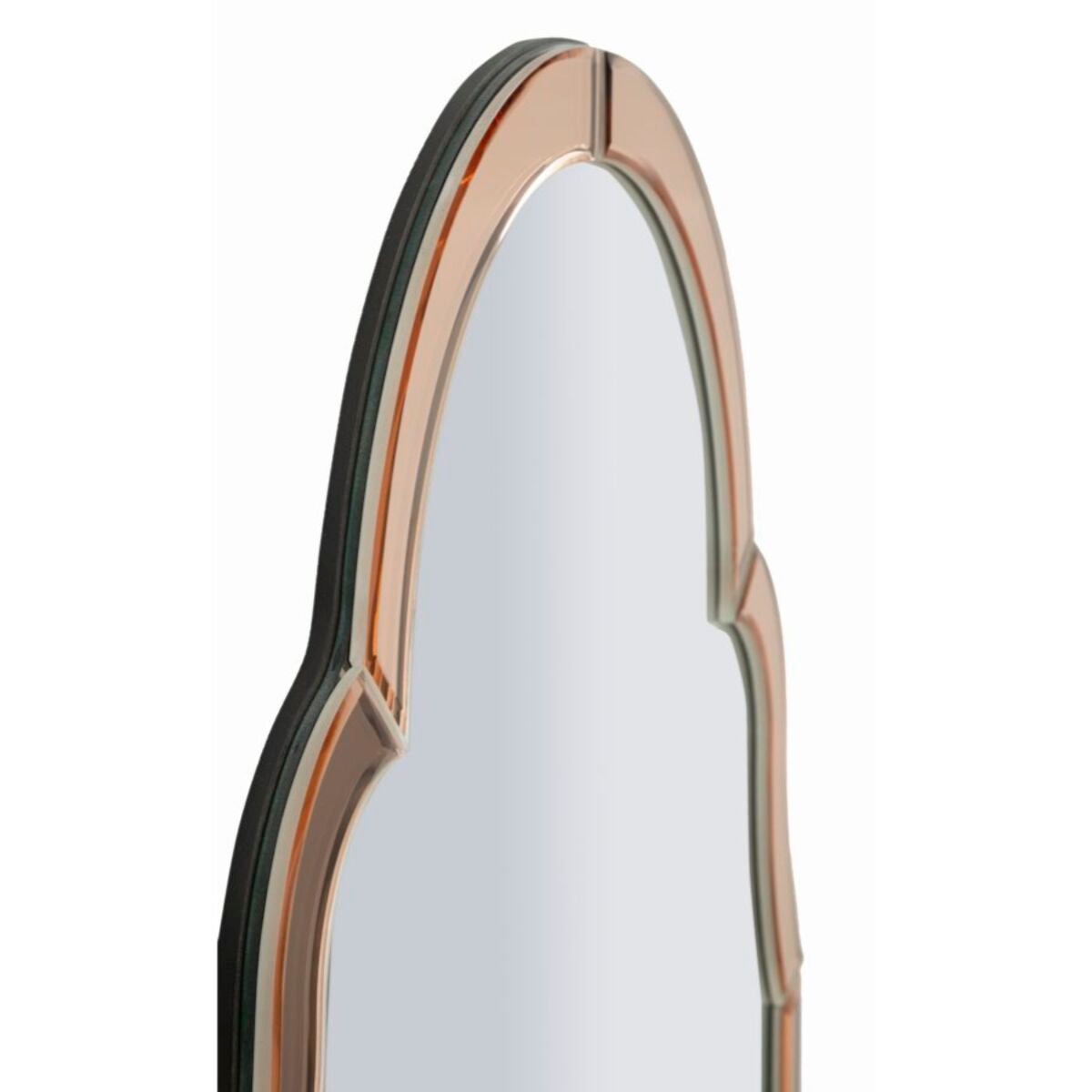 SPECCHIO DA MURO TANGERI ROSA CM 47X1X80 (MISURA SPECCHIO CM 41X74)