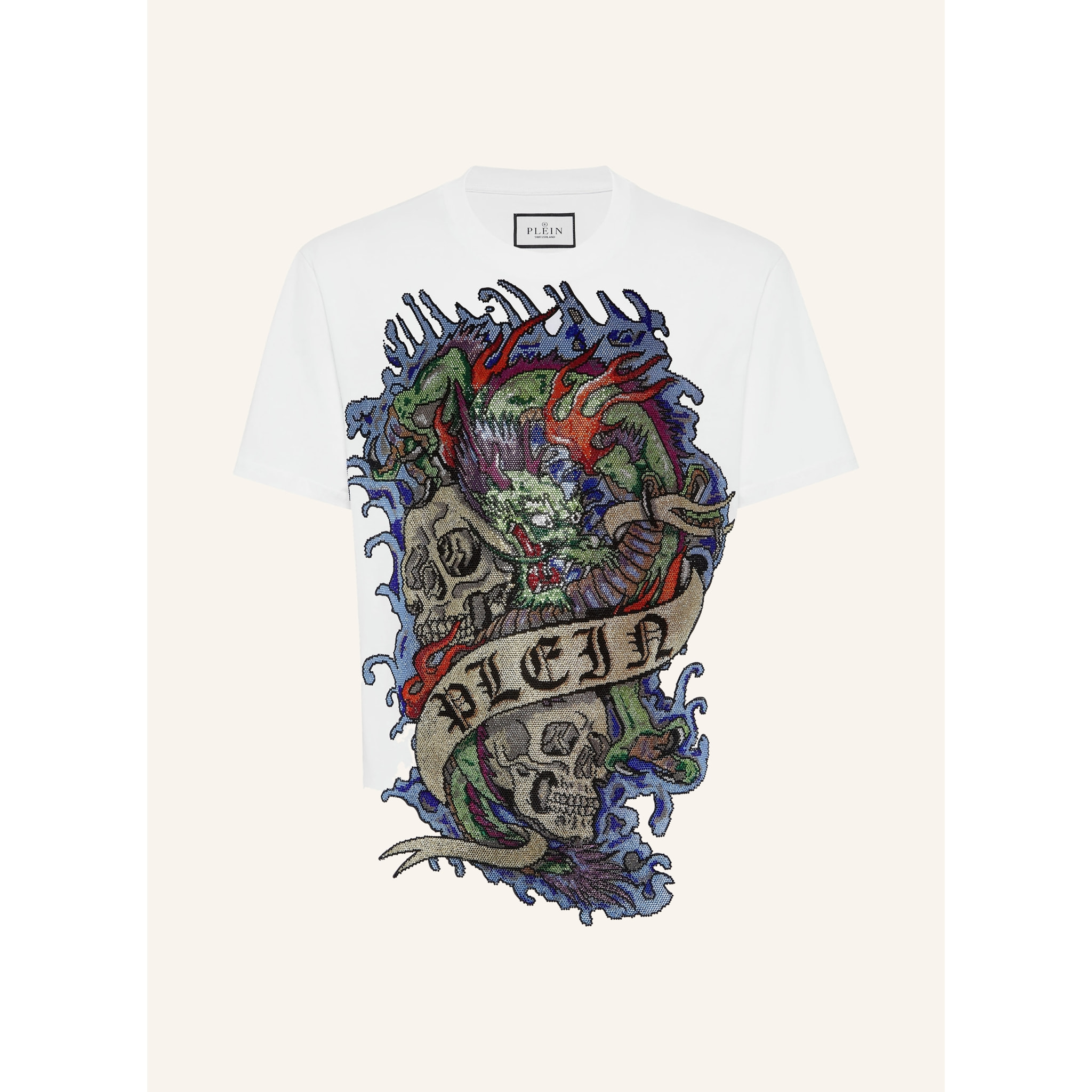 PHILIPP PLEIN Camiseta Cuello Redondo TATTOO