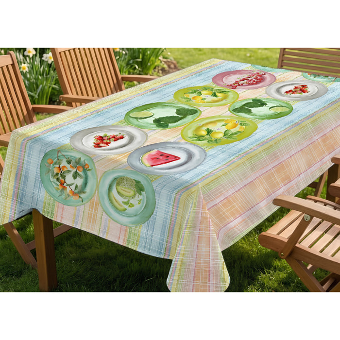 Tovaglia Copritavolo Cucina In Stampa Digitale Disegno Pic Nic GI