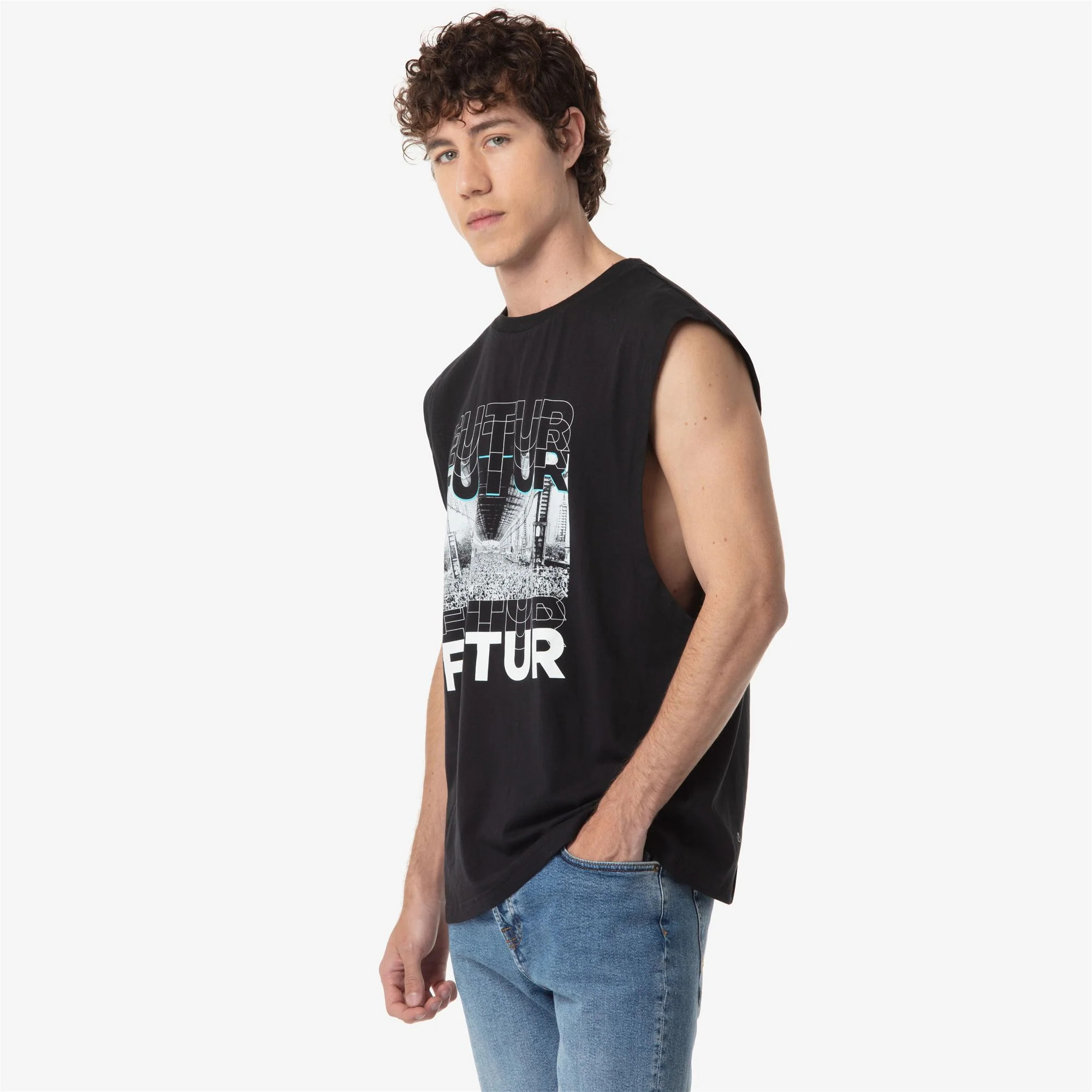 Camisetas y tops Kappa Hombre Authentic Kosmo Kff