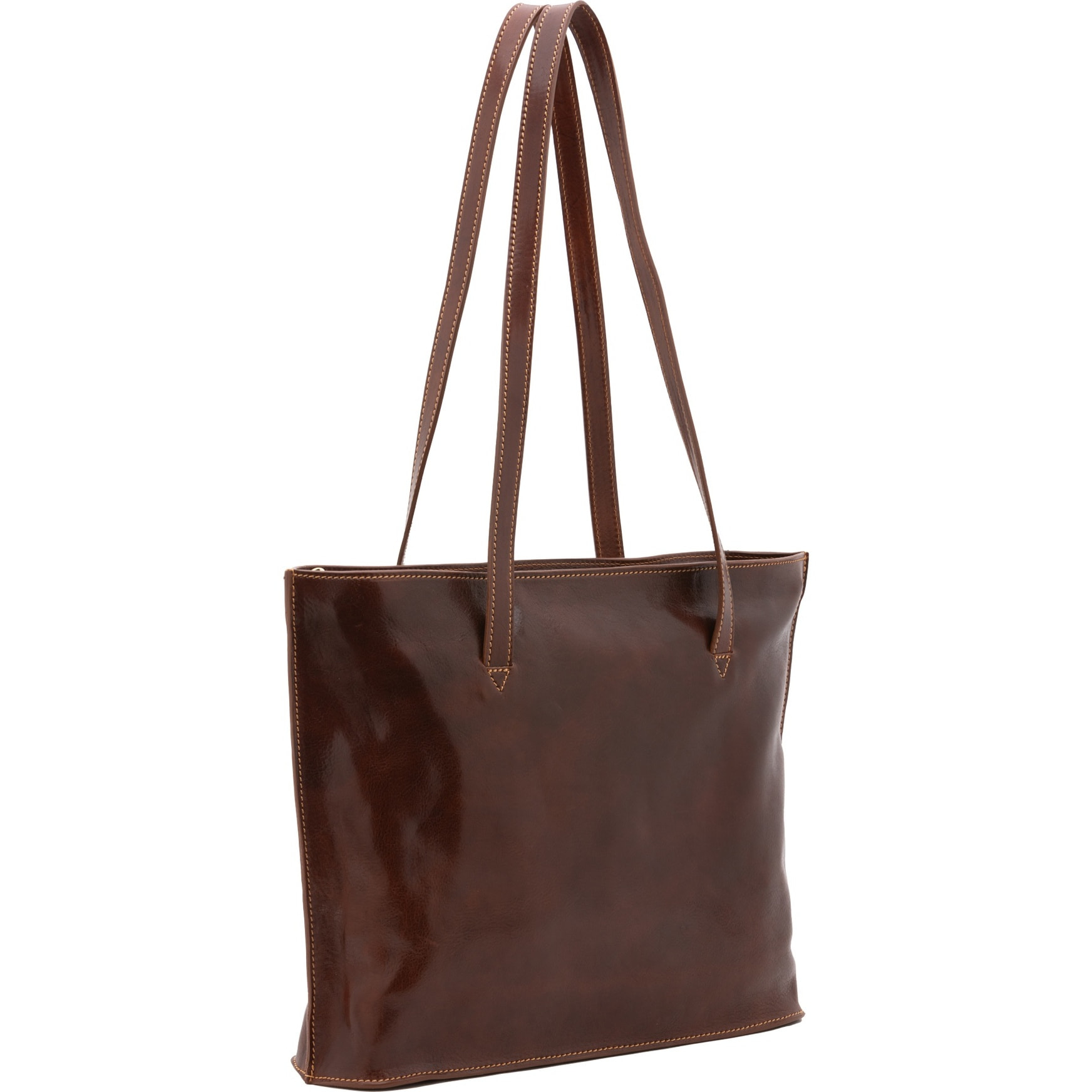 Borsa a spalla da donna - Modello False - 100% pelle - 31.0 x 43.0 x 10.0 cm