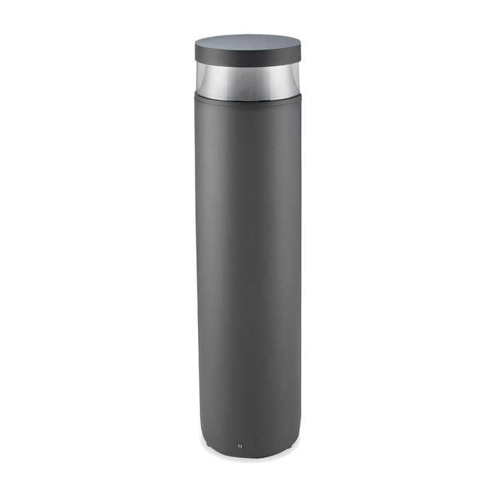 LEDS C4 Baliza Exterior IP66 Newton LED Pro 700MM 25.1W Blanco Cálido 3000K Gris Urbano