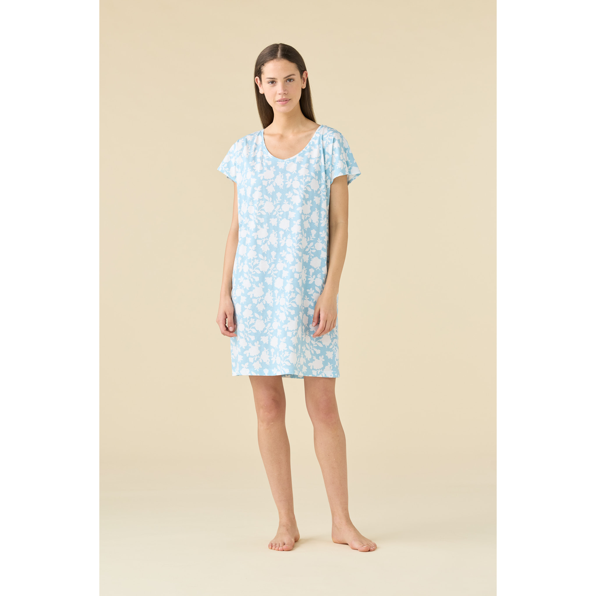 Abitino donna estivo in cotone articolo floret. Noidinotte