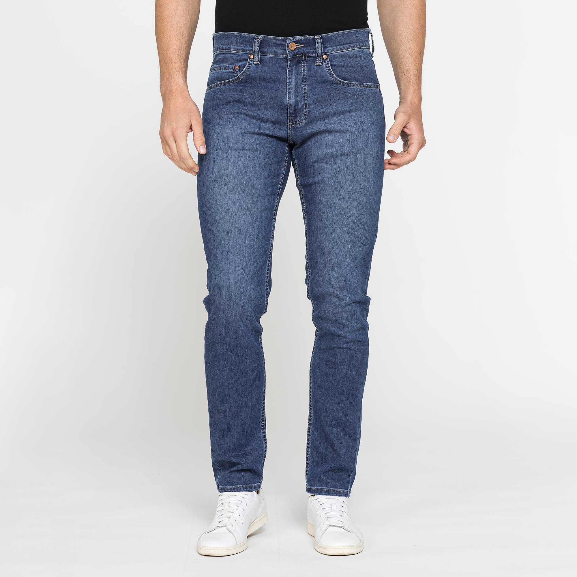JEANS 5 TASCHE MOD. 717 SLIM FIT IN DENIM STRETCH LEGGERO