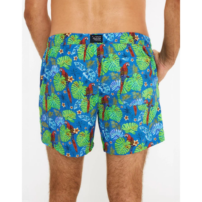 Bañador Corto Azul - Yellow