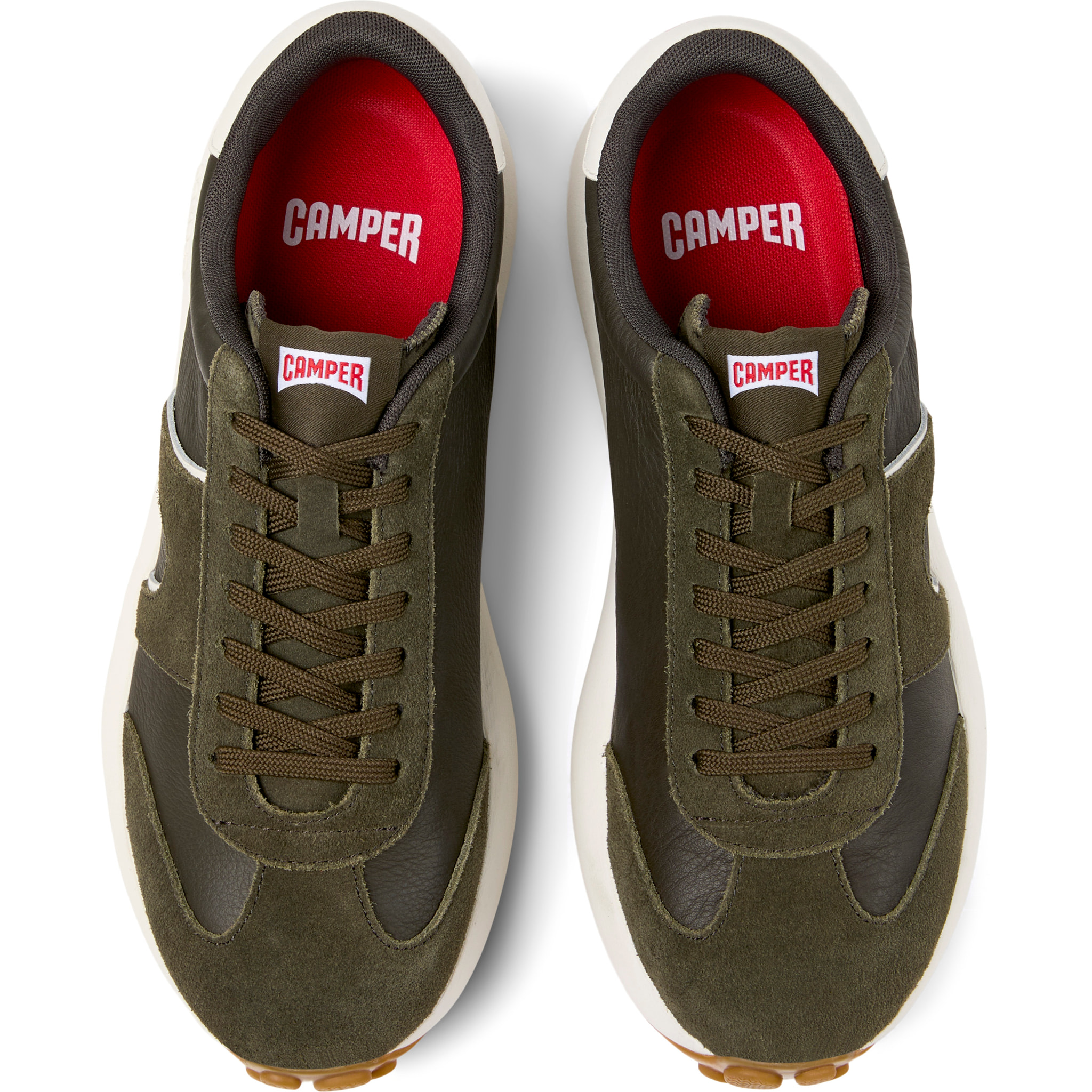 Zapatillas - CAMPER Pelotas Athens - Verde - Cuero liso