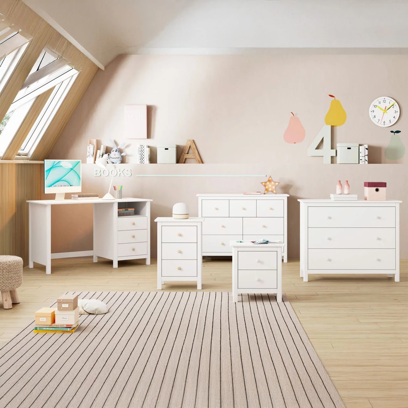 Mesa de escritorio Solna Blanco