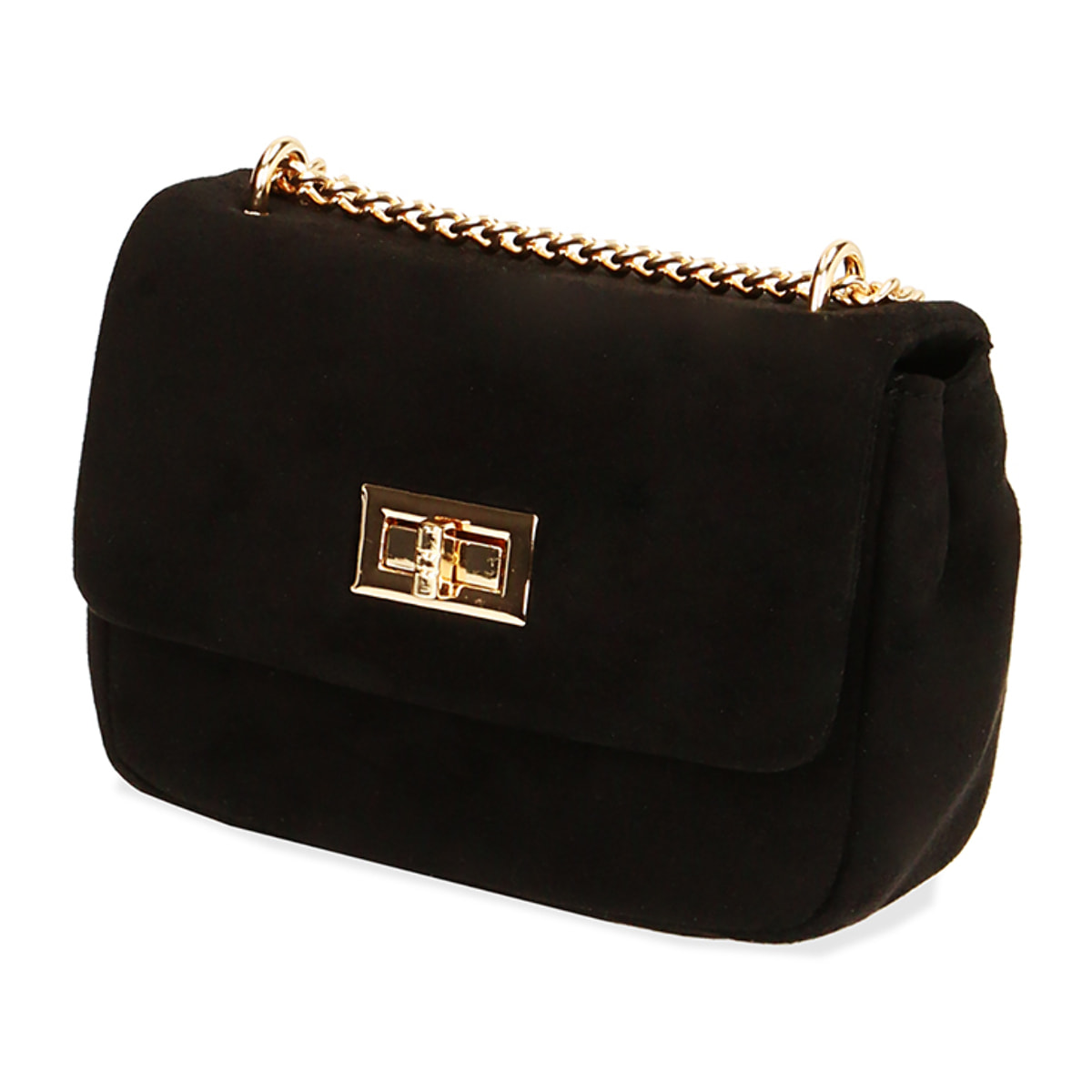 Minibolso microfibra negro