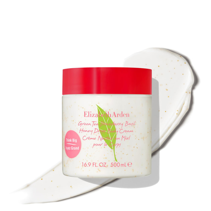 Green Tea Strawberry Basil Honey Drops - Crème Corps 500ml