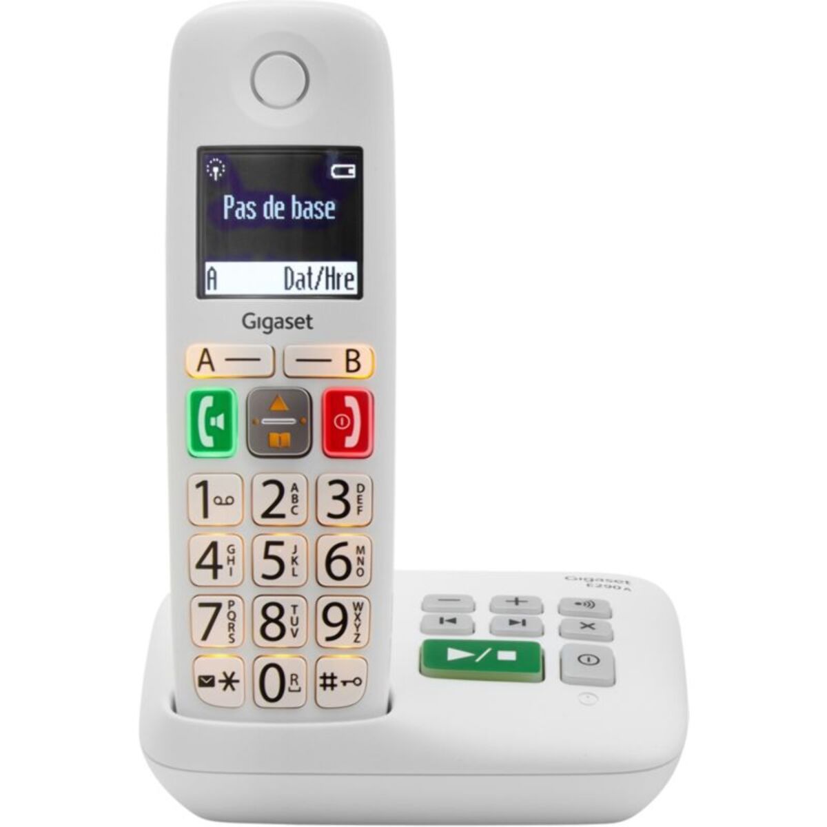 Téléphone sans fil GIGASET E290A Blanc