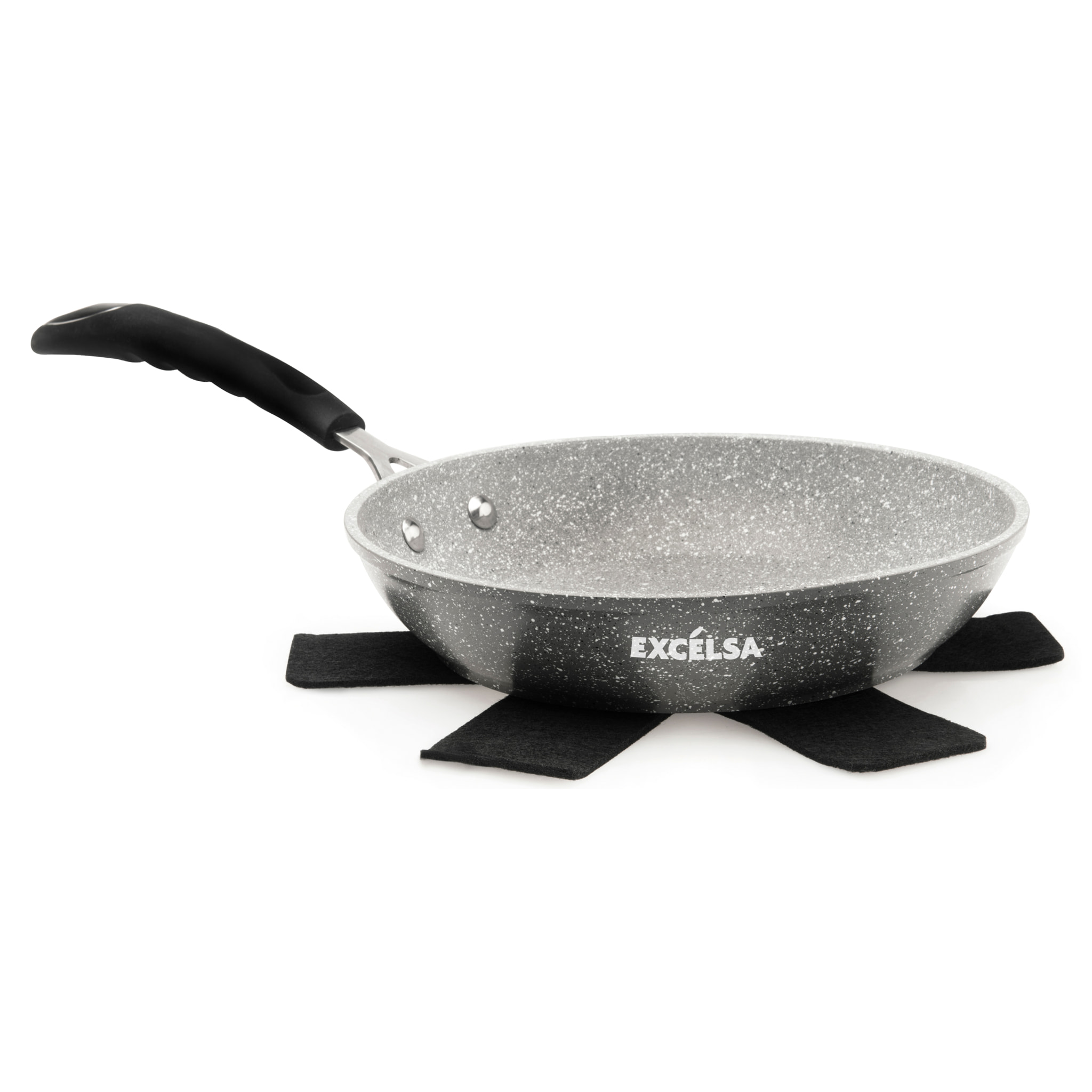 Poêle 28 cm Excelsa – Forn-Ok, Aluminium Gris