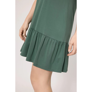 Vestito corto Verde